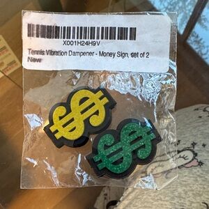 Tennis Vibration Dampener Money Sign Set
